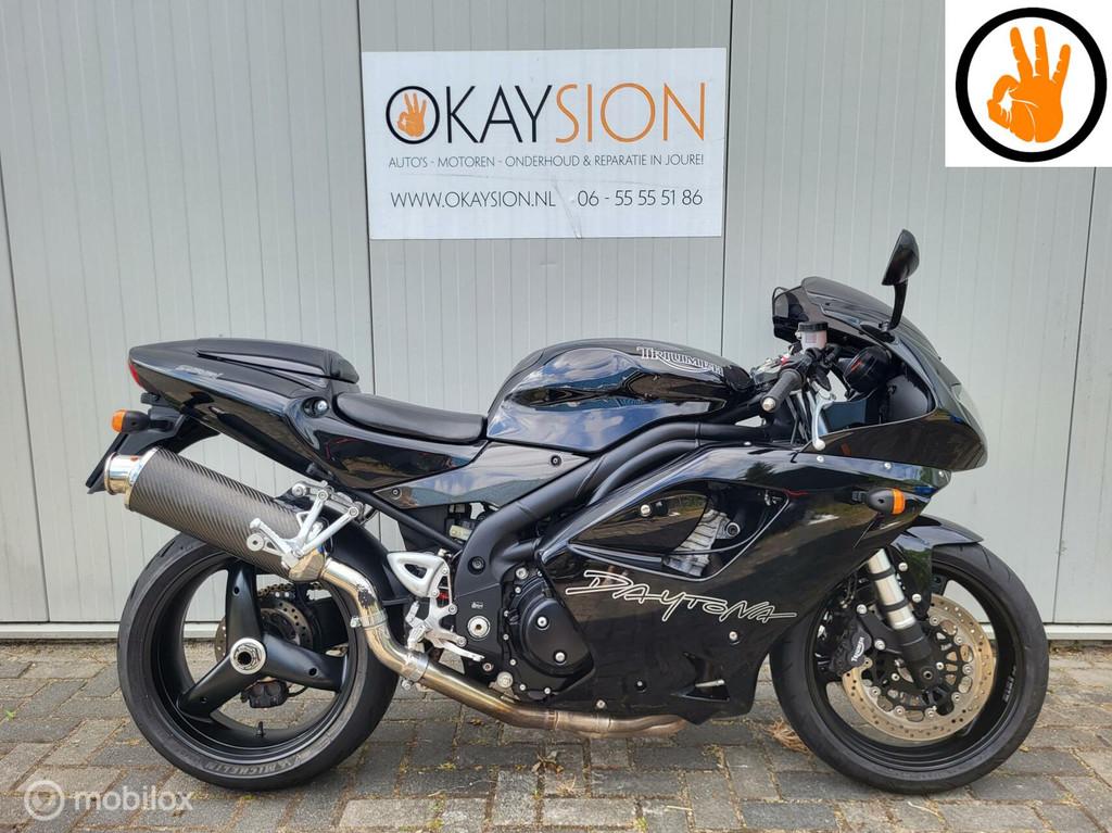 Mooie Triumph Daytona 955i (bj 2005) Leuke opties!, Motoren, Bedrijf, Sport, Meer dan 35 kW, 955 cc