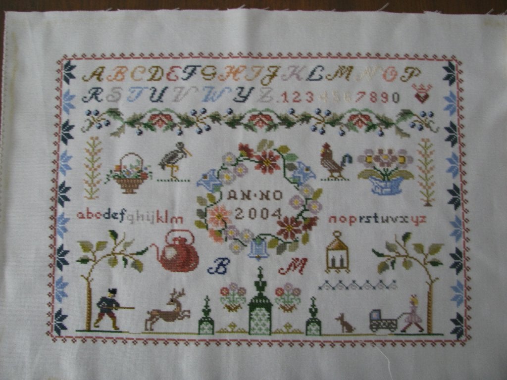 Merklap, Ophalen of Verzenden, Zo goed als nieuw, Handborduren, Overige typen