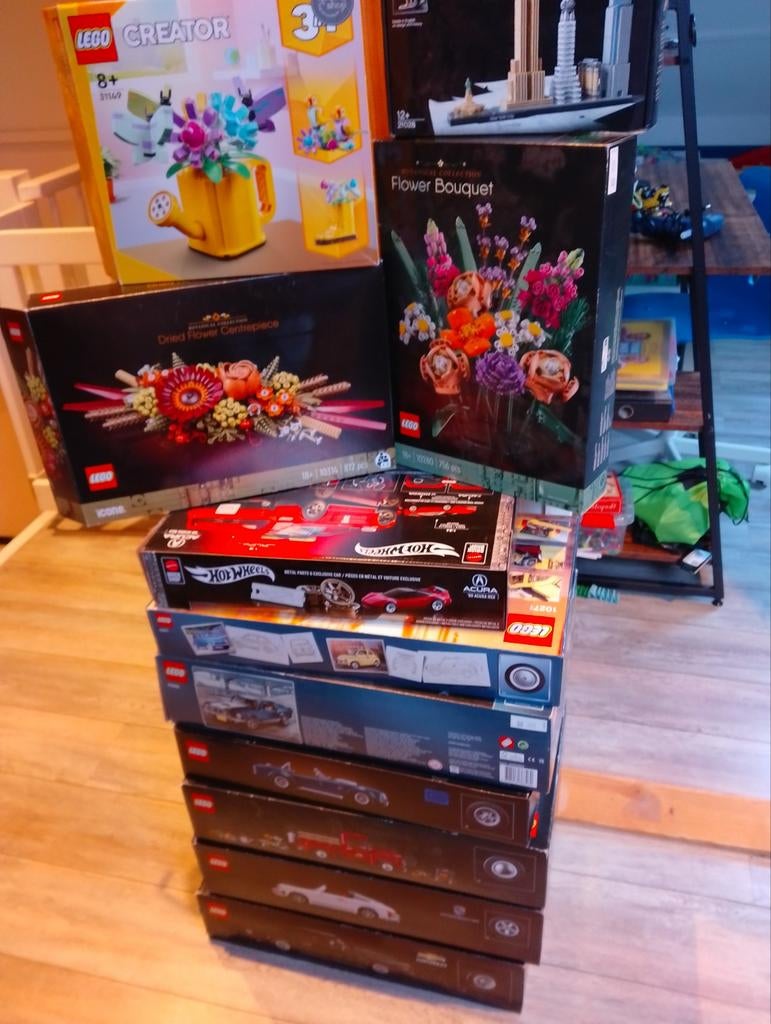 Div. Lege LEGO dozen Architecture, Creator, Botanical,, Ophalen of Verzenden, Nieuw