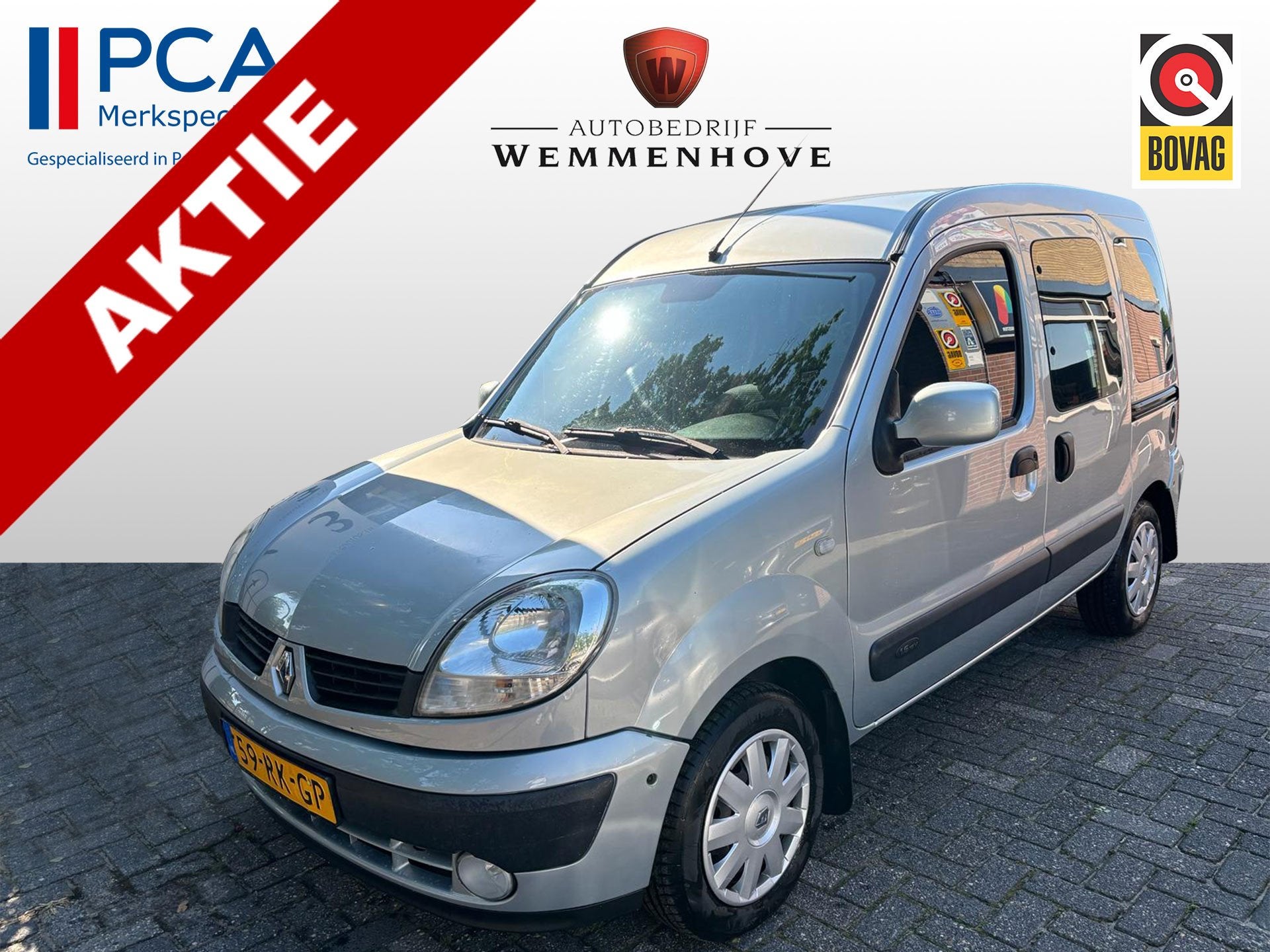 Renault Kangoo 1.6-16V Privilège Mindervalide Auto Rolstoel, 12 maanden, Stof, 4 cilinders, 49 €/maand