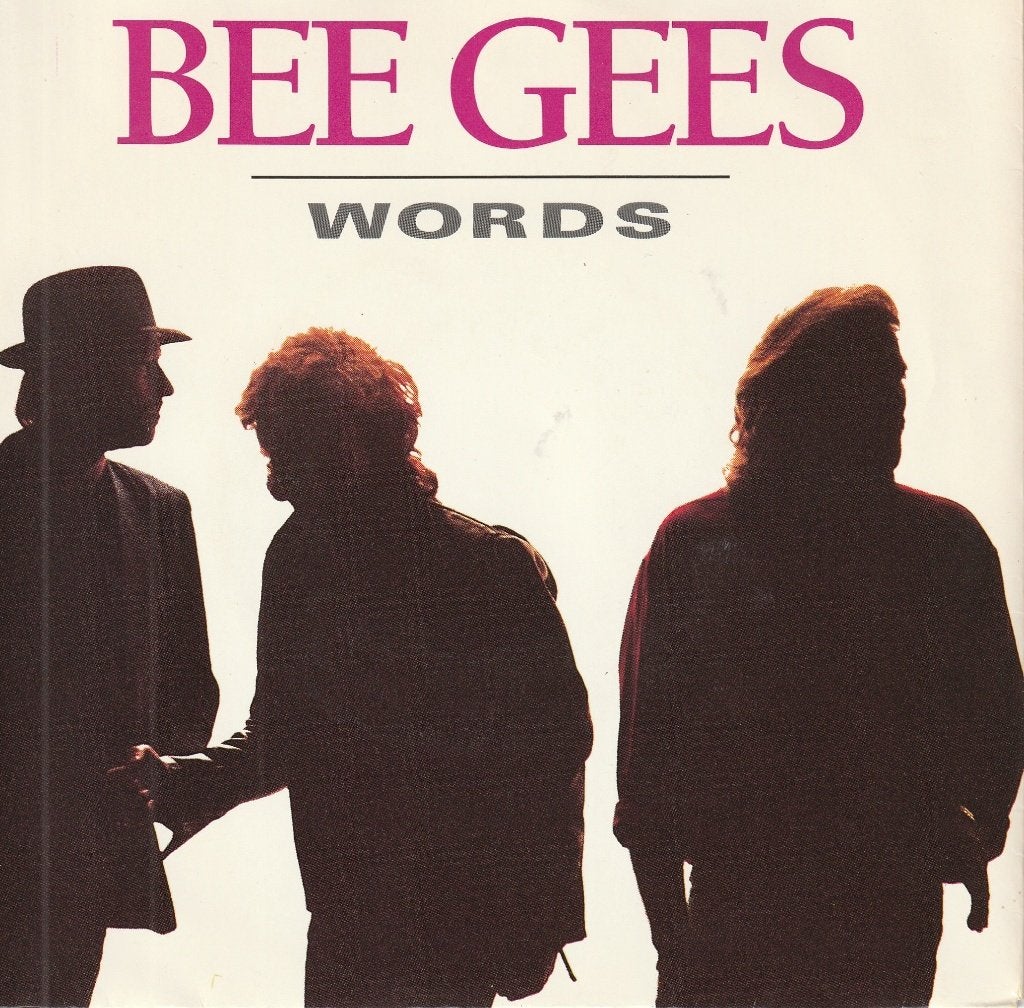 Bee Gees: Words / Run to me, 7 inch, Ophalen of Verzenden, Zo goed als nieuw, Pop