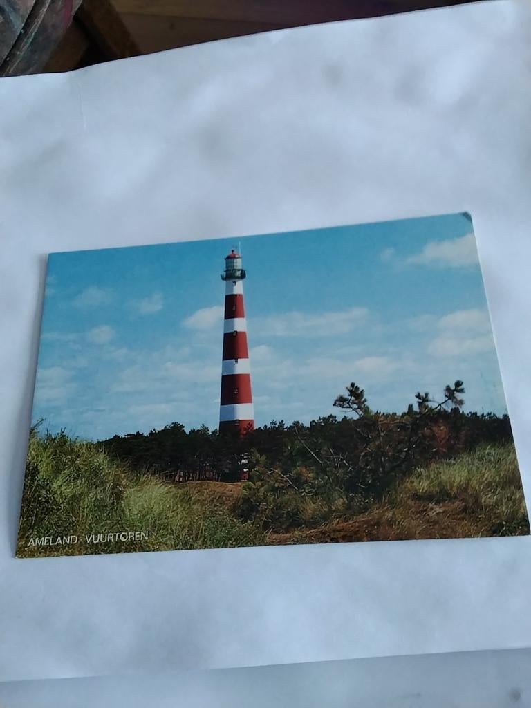 AMELAND.  VUURTOREN, Verzamelen, Ansichtkaarten | Nederland, Ophalen of Verzenden, Friesland
