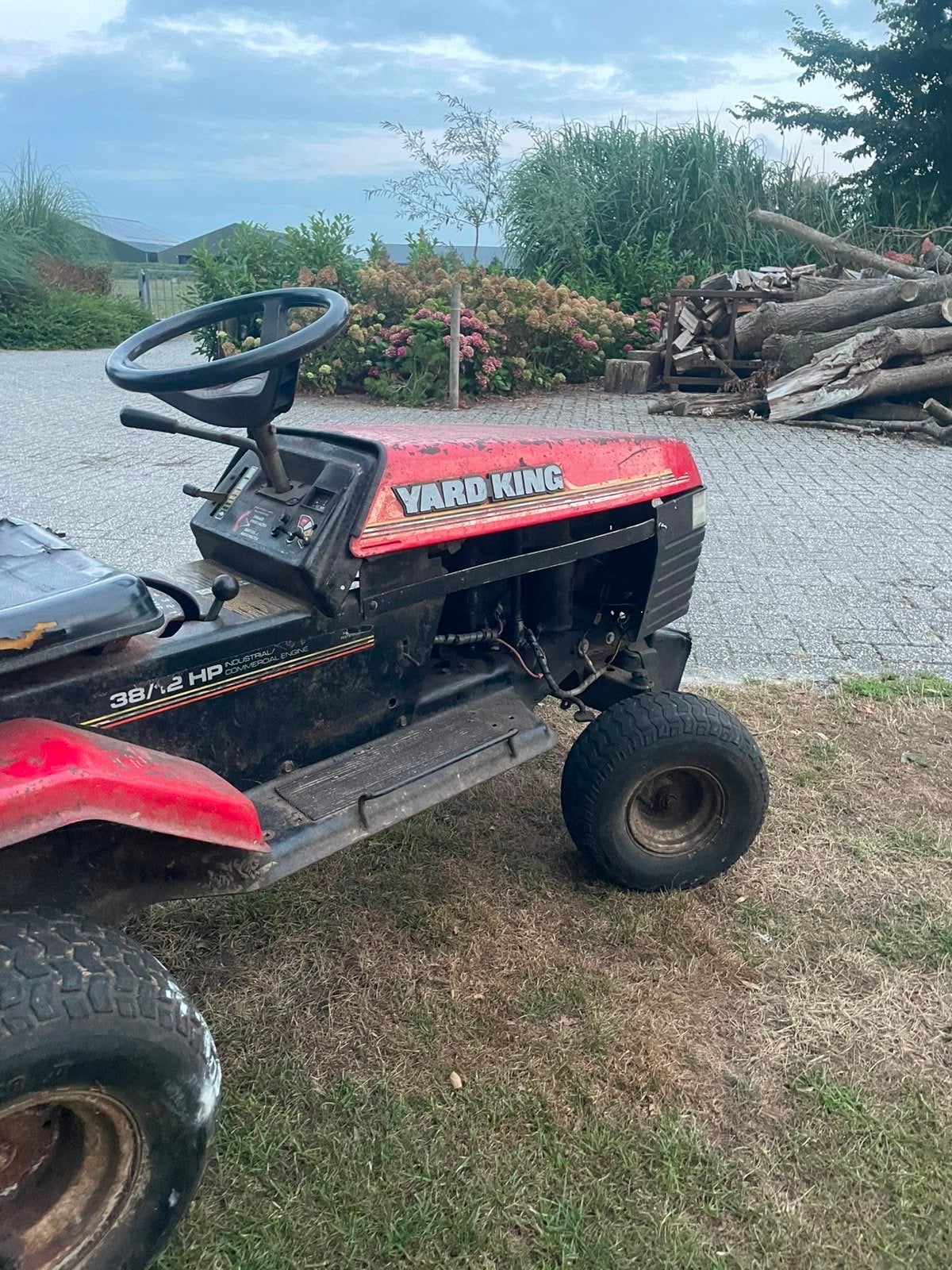 Zitmaaier Yard King 12 PK, Ophalen, Gebruikt, Versnellingen, 90 tot 120 cm