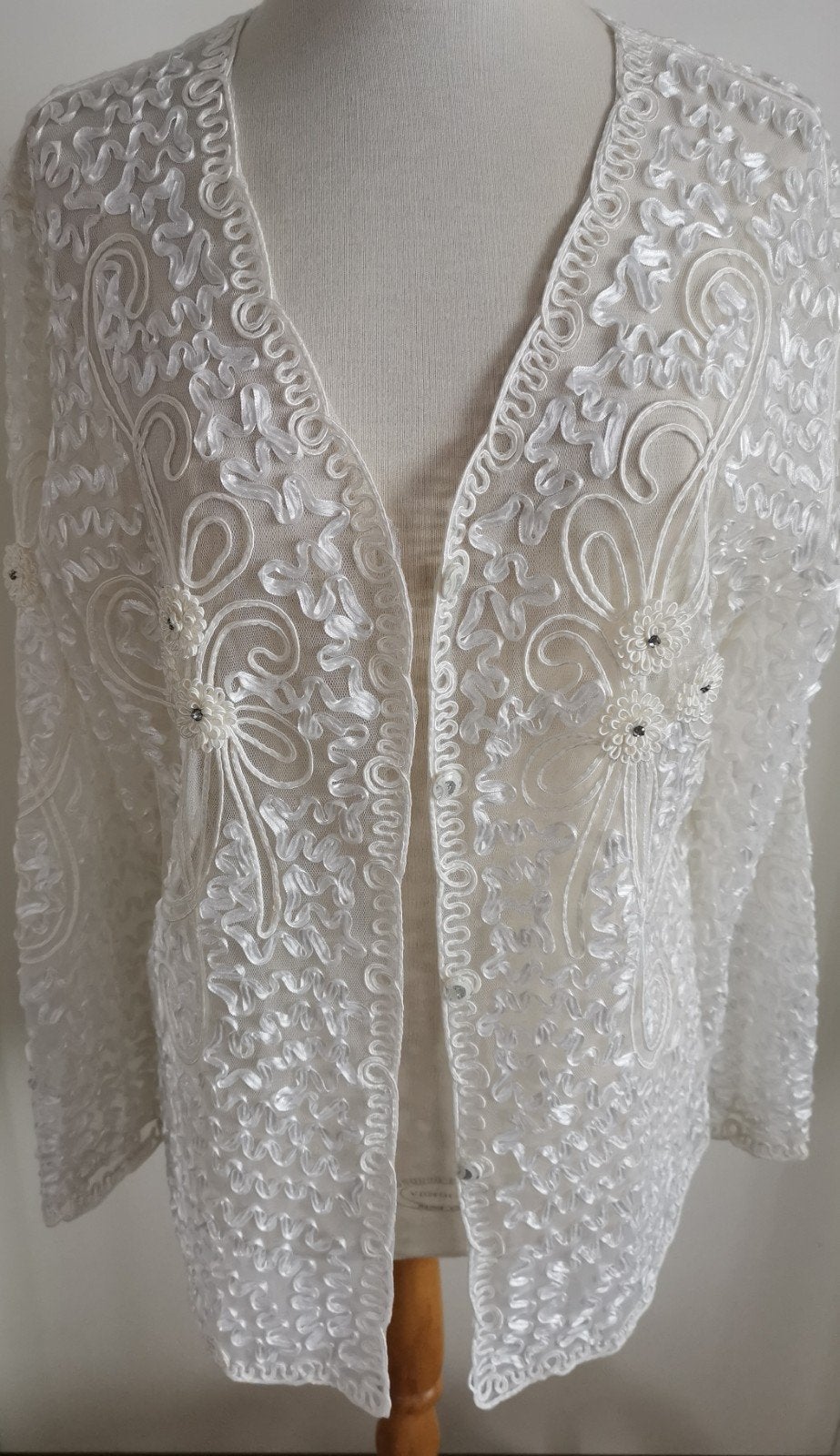 LUXE  NIEUW VEST /JASJE maat XL-42, Verzenden, Nieuw, Maat 42/44 (L), Wit