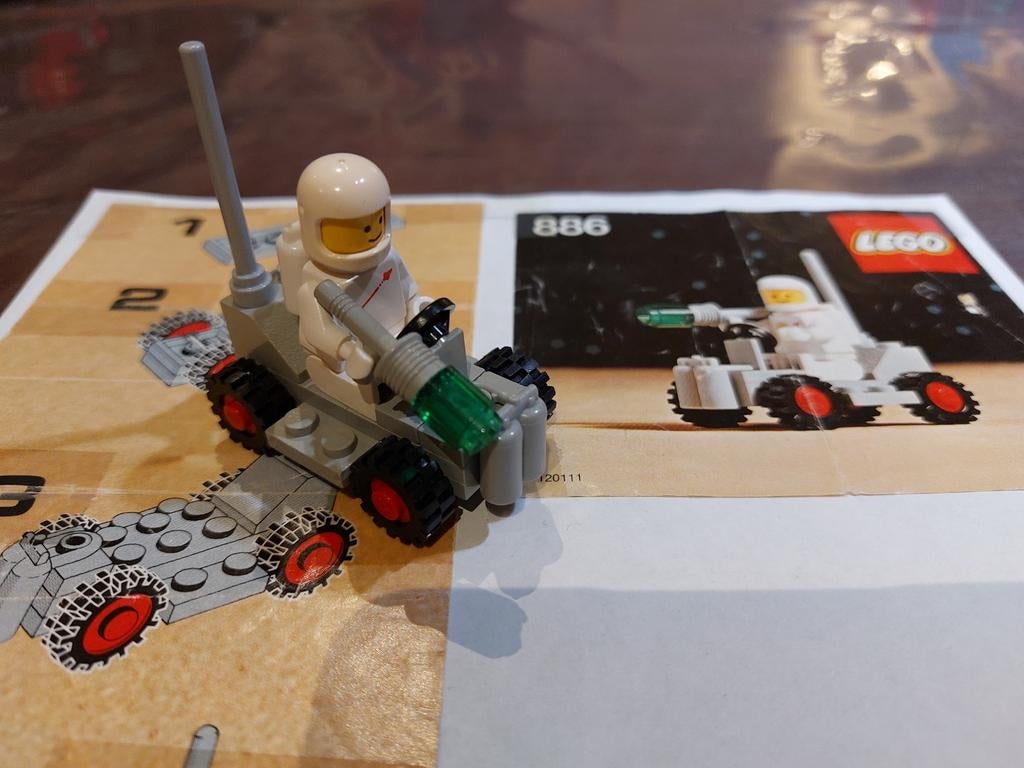 Lego 886 Klassieke Maanlego Terreinwagen Compleet, Ophalen of Verzenden
