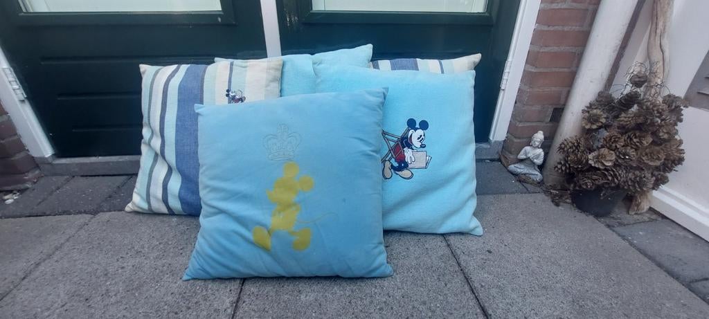 Donaldson Disney Mickey Mouse Kussen 50x50 - Collectors Item, Ophalen of Verzenden, Gebruikt, Blauw, Vierkant