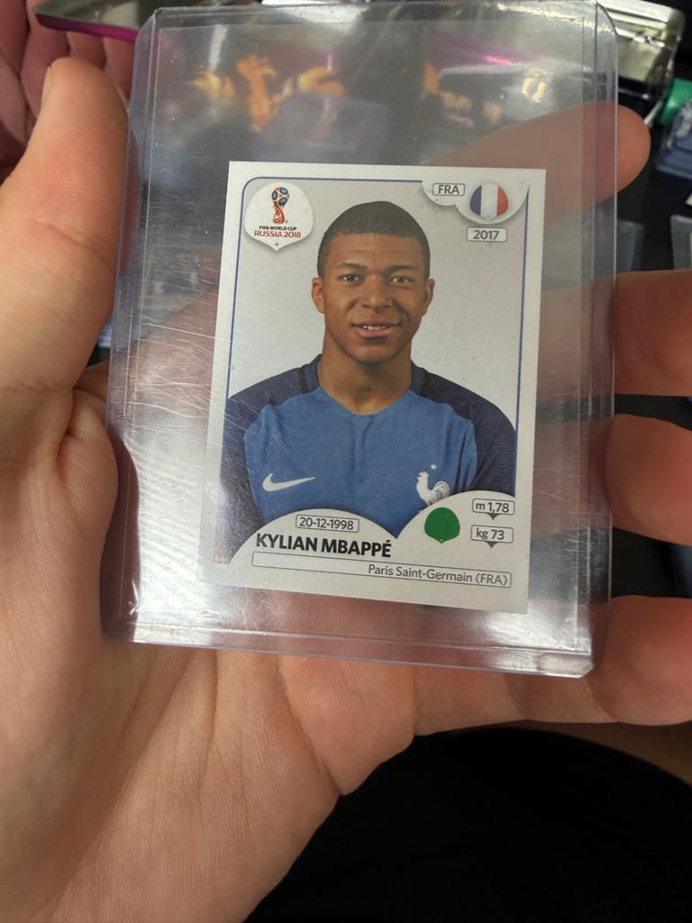 Kylian Mbappé Panini WK 2018 Sticker - Nieuwstaat, Ophalen of Verzenden, Zo goed als nieuw, Sticker