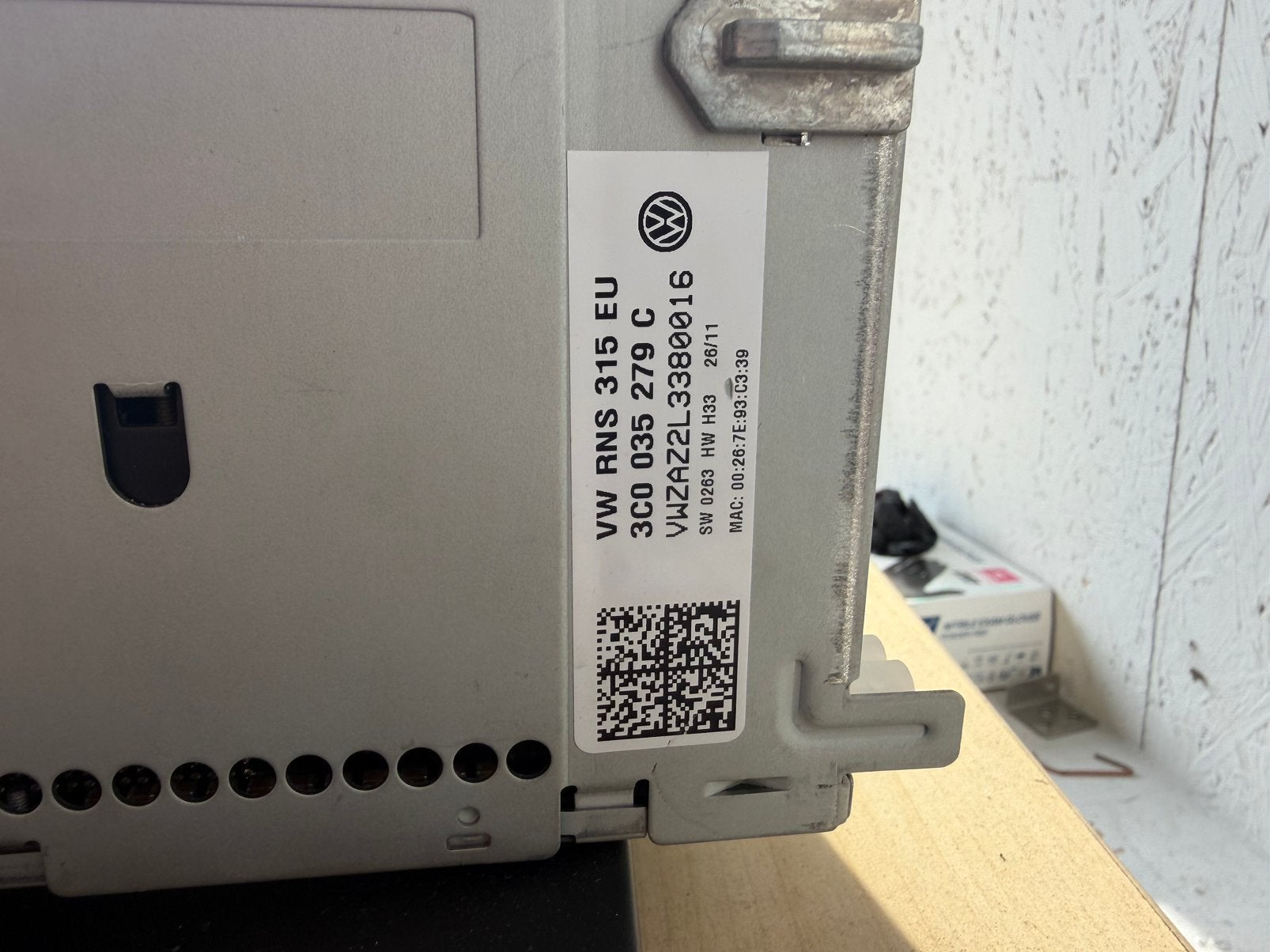 RNS 315 EU met Bluetooth en Navigatie Vw sest skoda, Gebruikt, Ophalen of Verzenden, Vw, Vw