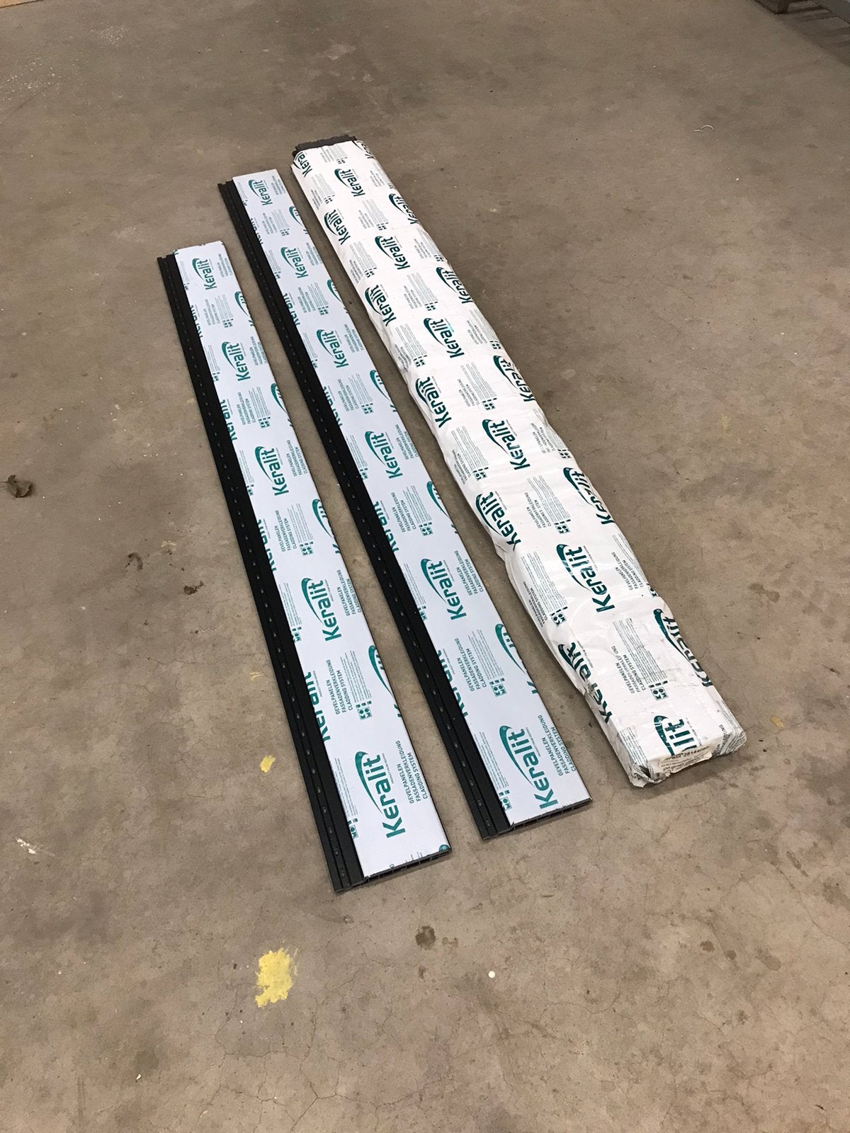 Keralit monumenten Groen 143 mm sponning deel houtnerf, Ophalen, Nieuw