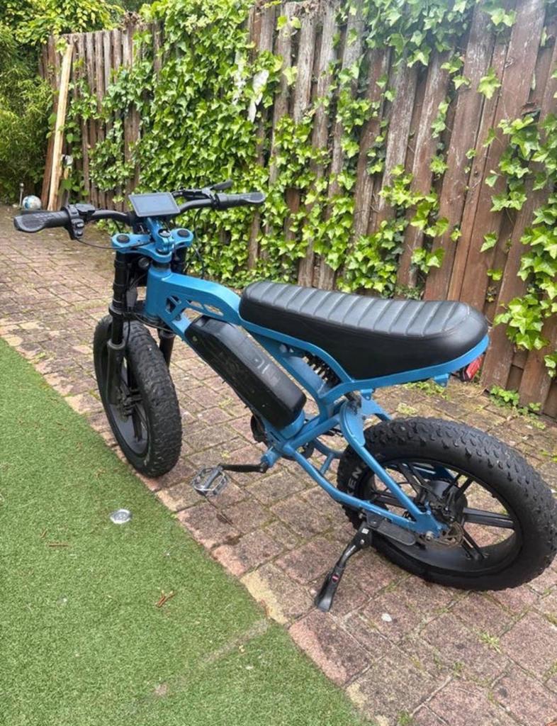V20 750W 48V E-bike - Opvoerbaar tot 45 km/u + lader, Fietsen en Brommers, Elektrische fietsen, Ophalen of Verzenden, Gebruikt