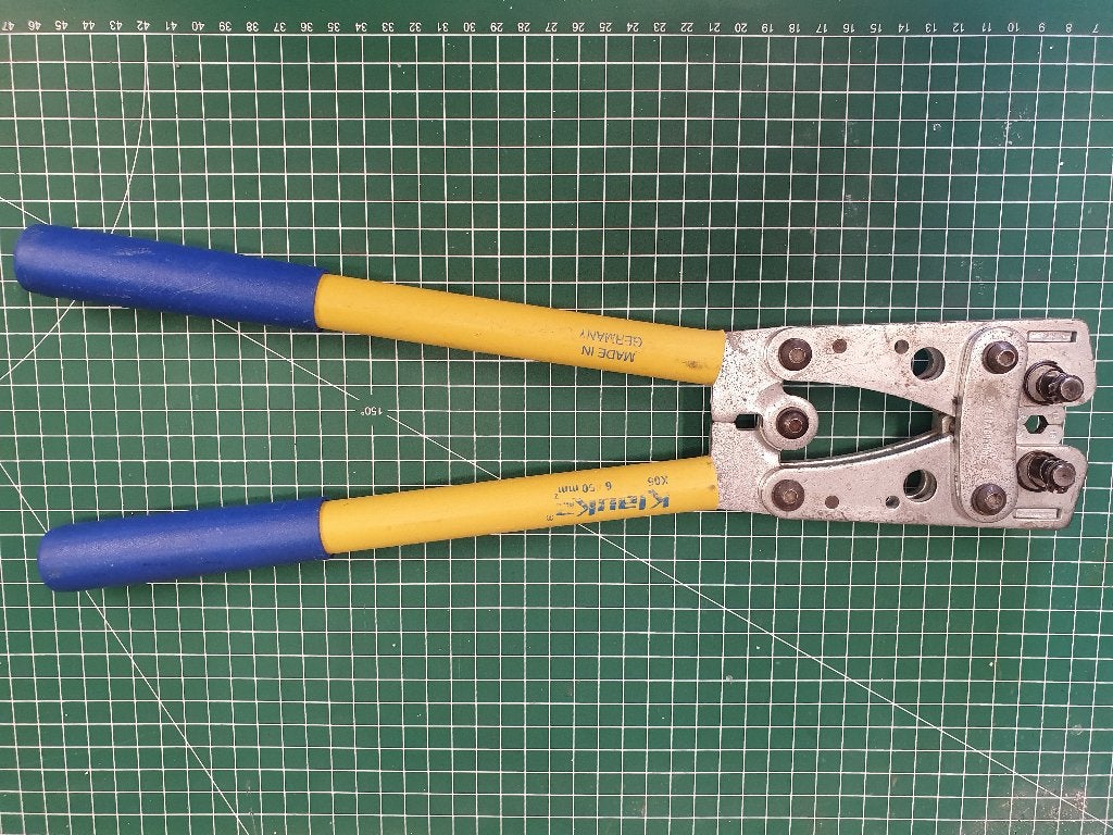 Klauke perstang met diverse kabelschoenen, Ophalen of Verzenden, Zo goed als nieuw, Tang, Overige merken