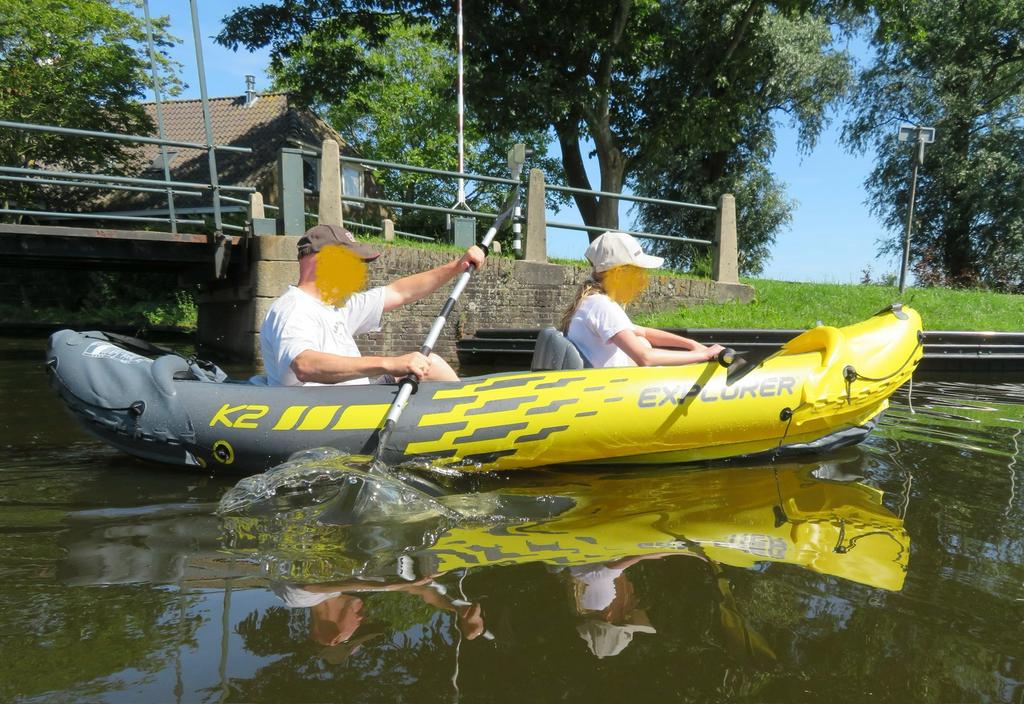 Kayak 2-persoons intex explorer K2, Ophalen, Zo goed als nieuw, Twee personen, Kajak