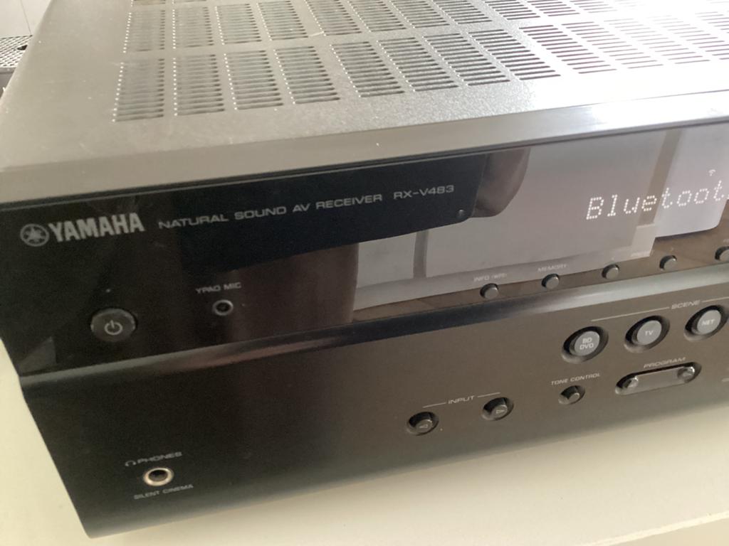 Yamaha RX-V483 zwart cinema DSP 3D 4K functie 5.1 kanaal 80W, Ophalen of Verzenden, 60 tot 120 watt, Yamaha