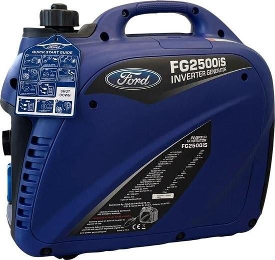 Ford FG2500iS Inverter Generator, Ophalen of Verzenden, Gebruikt, Minder dan 5 kVA, Benzine