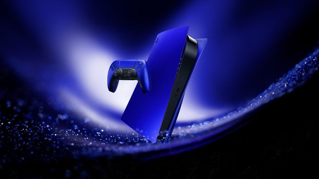 Zeldzame originele PS5 console panelen cobalt blue, Spelcomputers en Games, Ophalen of Verzenden, Zo goed als nieuw, Overige typen