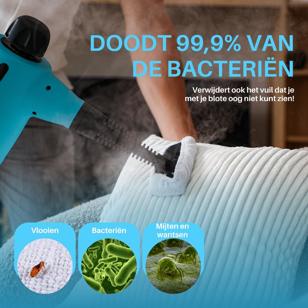 Stoomreiniger - Handstoomreiniger - Kledingstomer, Witgoed en Apparatuur, Stoomapparaten, Ophalen of Verzenden, Zo goed als nieuw