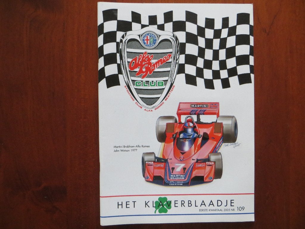Alfa Romeo Het Klaverblaadje 109 Coverstory AR Formule 1, Ophalen of Verzenden, Nieuw, Alfa Romeo