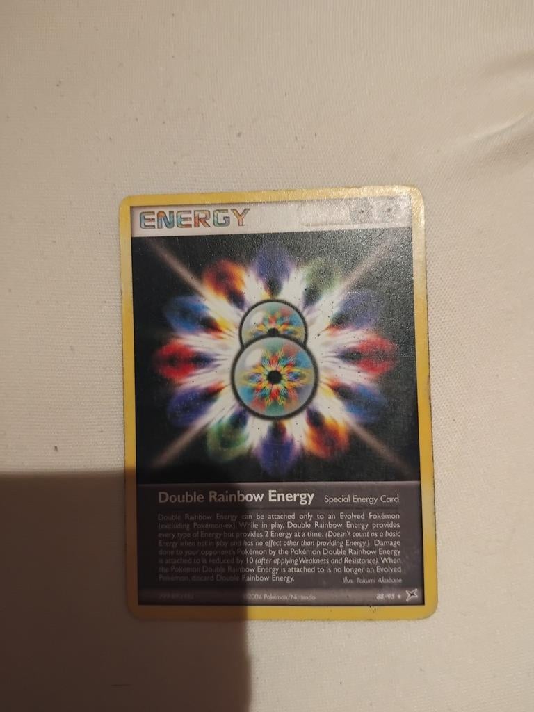 Pokémon Double Rainbow Energy Kaart (88/95) - EX Team Rocket, Ophalen of Verzenden, Gebruikt, Losse kaart