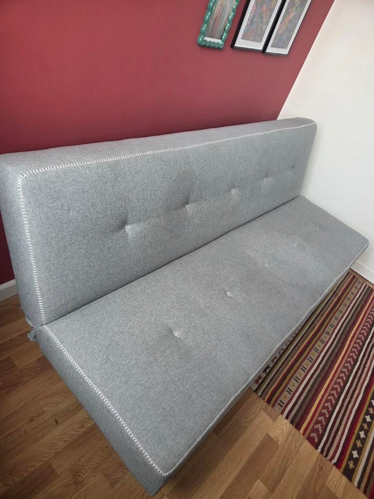 Slaapbank met extra matras (100x190), Ophalen, Tweepersoons, Zo goed als nieuw, Overige maten