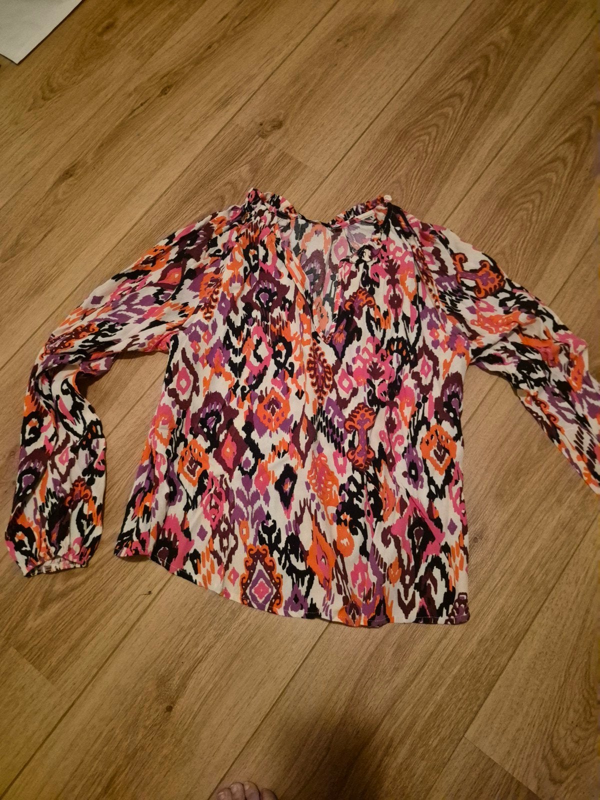 Kleurrijke blouse met print van Costes, maat M, Maat 38/40 (M), Meerkleurig, Ophalen of Verzenden, Costes