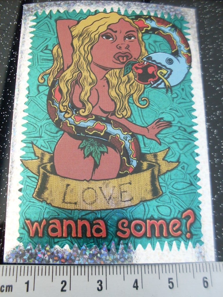 panini sticker love wanna some! liefde wil je iets?, Verzamelen, Verzenden, Zo goed als nieuw, Overige typen