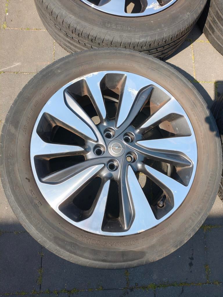 Originele Opel Mokka (X) 18 inch Bicolor velgen 5x105, 18 inch, 215 mm, Banden en Velgen, Ophalen of Verzenden