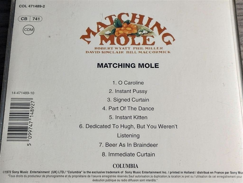 Matching Mole ‎– Matching Mole, Ophalen of Verzenden, Gebruikt, Poprock