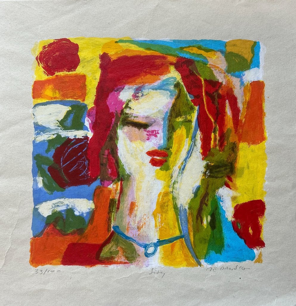 Zeefdruk Marta Jedrysko - Sisy, Genummerd, Verzenden, Zeefdruk