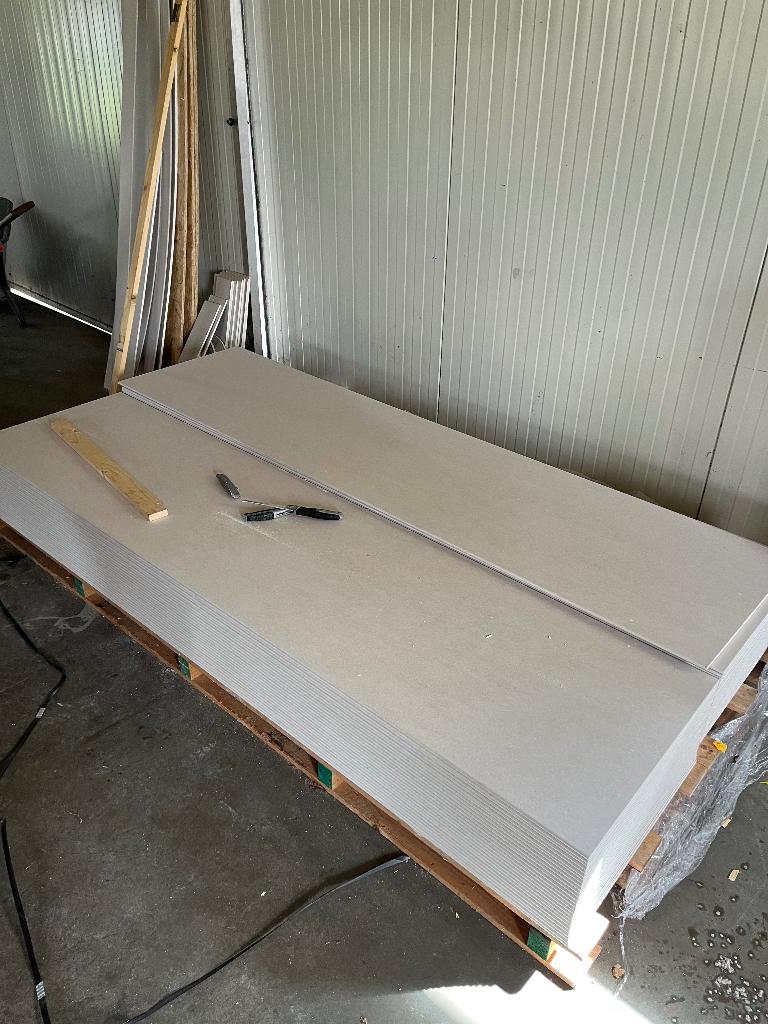 Gipsplaten 240 x 60cm (9,5mm dik), Ophalen, Nieuw, Overige materialen, Minder dan 20 mm
