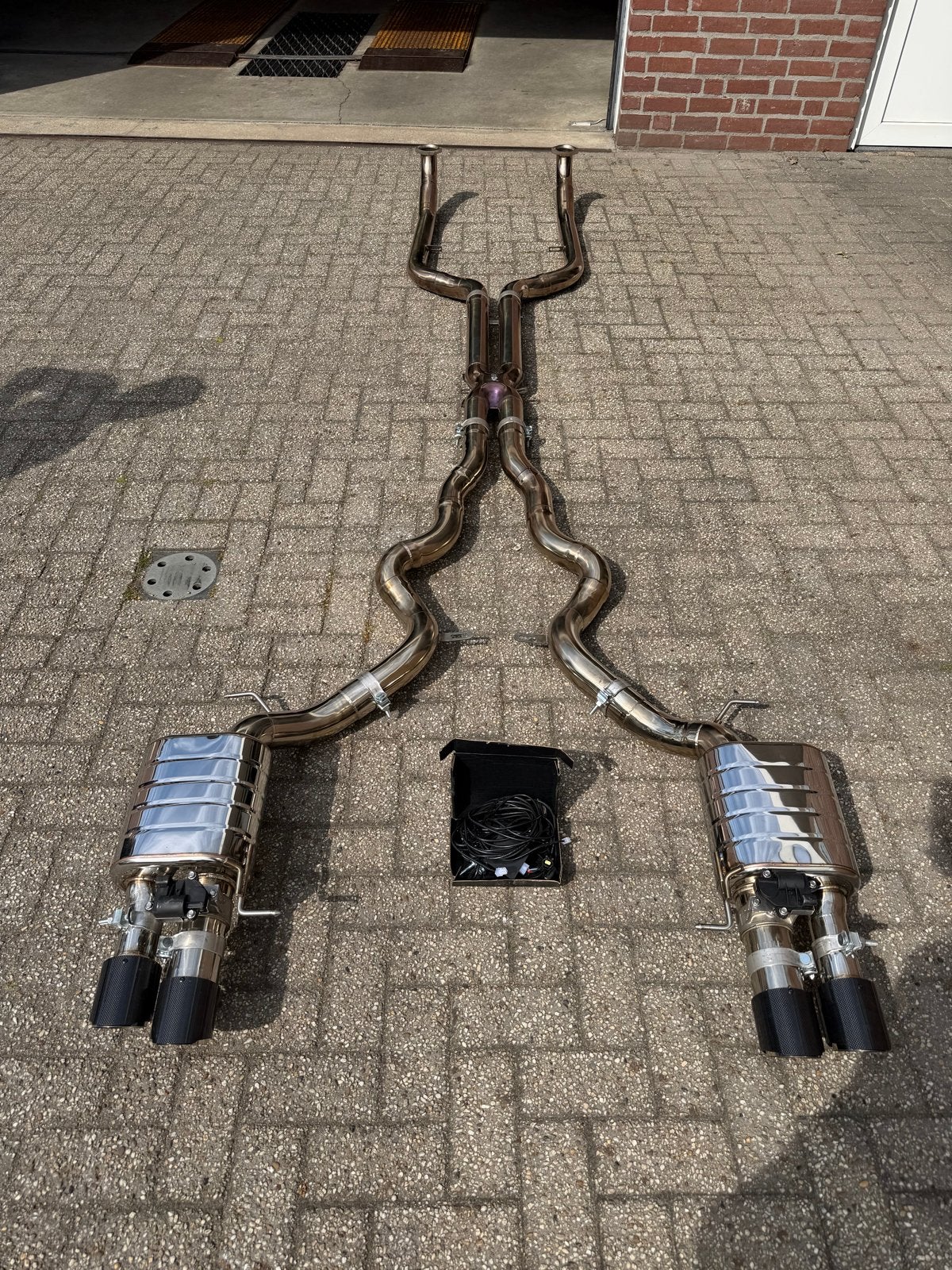 Catback rvs uitlaat bmw M5/M6 F10/F06 valvetronic, Auto-onderdelen, Uitlaatsystemen, Ophalen of Verzenden, Nieuw, Universele onderdelen