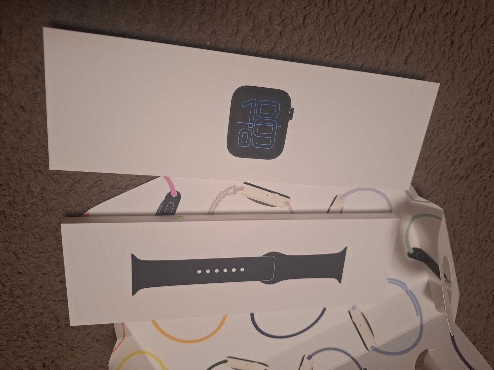Apple Watch SE 3 GPS 44mm Middernacht Aluminium, Conditie, Zwart, IOS, Ophalen of Verzenden
