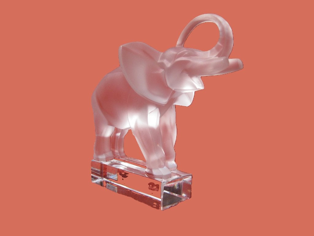 Zeldzame olifant Lalique., Ophalen