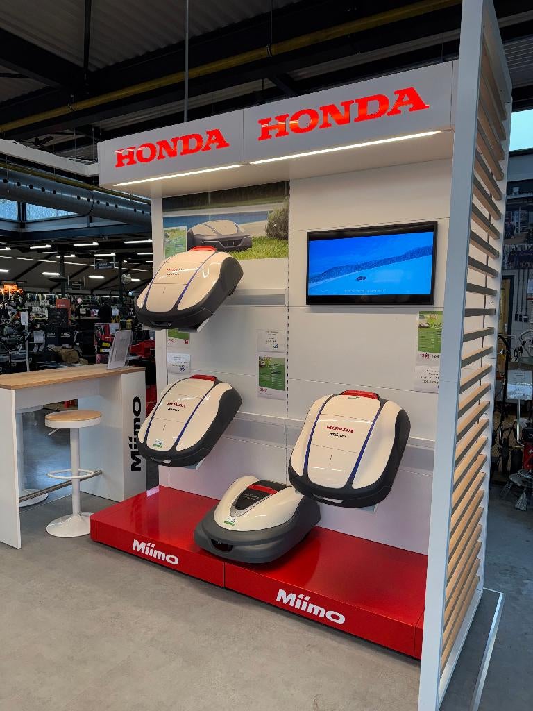 Honda Miimo robotmaaiers tegen scherpe ACTIEPRIJZEN!, Tuin en Terras, Robotmaaiers, Nieuw, 20 tot 25 cm, Met regensensor, Bestuurbaar via app