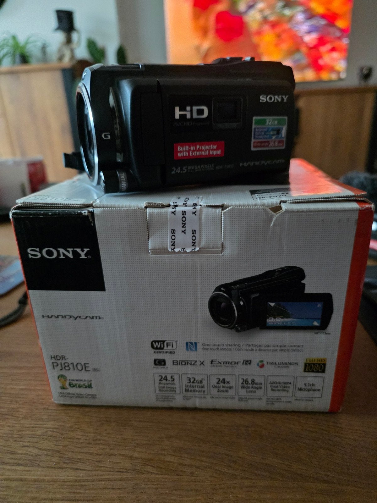 Sony Handycam HDR-PJ810E Full HD Camcorder met Projector, Ophalen of Verzenden