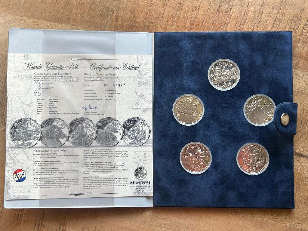 VOC munten set, Postzegels en Munten, Ophalen of Verzenden, Koningin Beatrix, Overige waardes