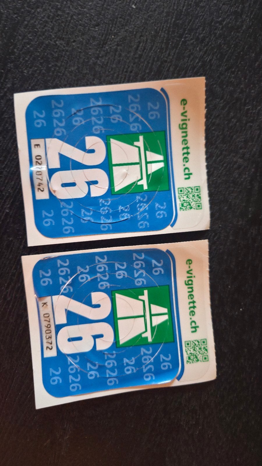 te koop  Zwitserland tolvignet, Twee personen