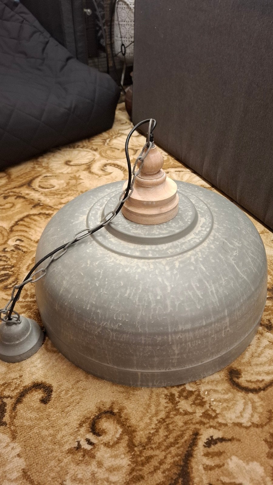 Hanglamp robuust., Ophalen of Verzenden, Zo goed als nieuw, Metaal, Industrieel