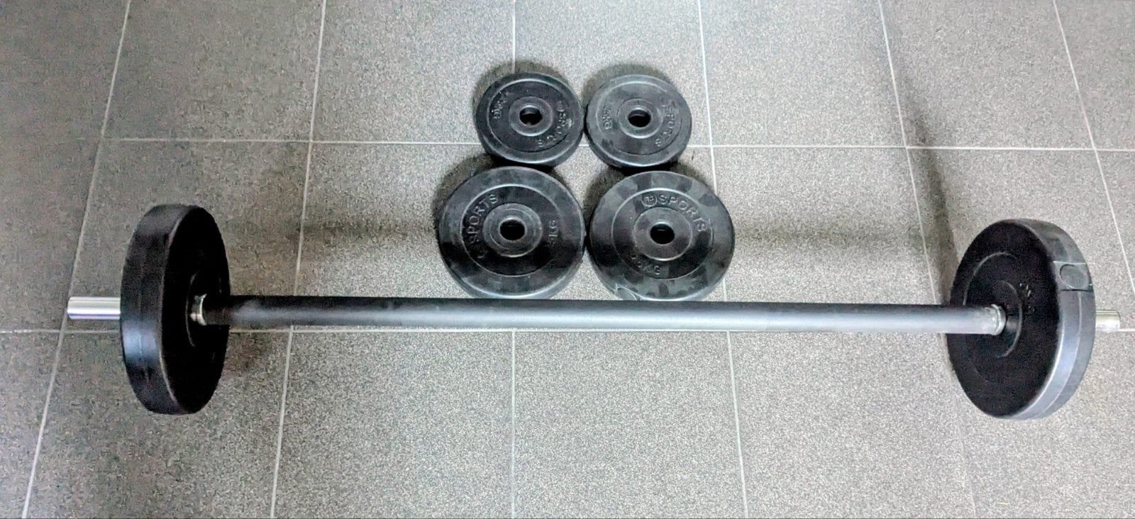 Pump Set Vinyl - 20 kg -, Sport en Fitness, Ophalen, Dumbbell