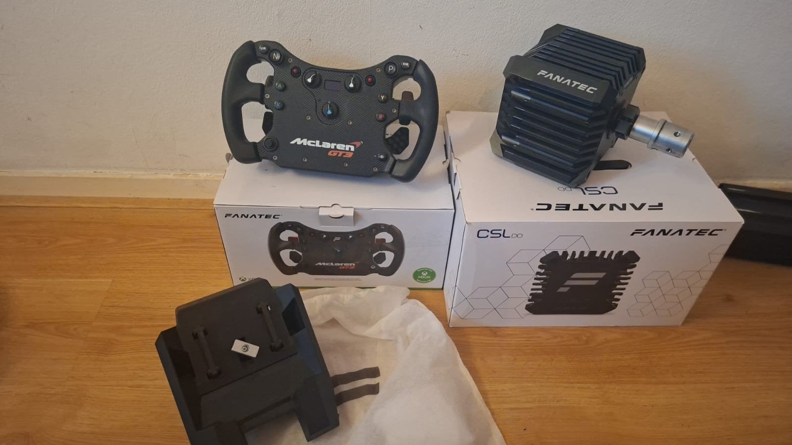 Fanatec csl dd 8nm + fanatec mclaren gt3, Racestuur, Gebruikt, Xbox, Ophalen of Verzenden