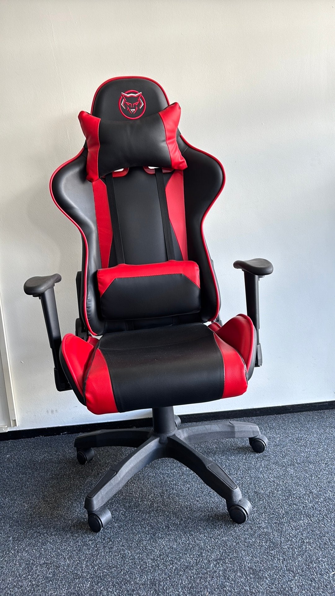 Gaming seat Qware, Ophalen, Gaming bureaustoel, Zwart, Zo goed als nieuw
