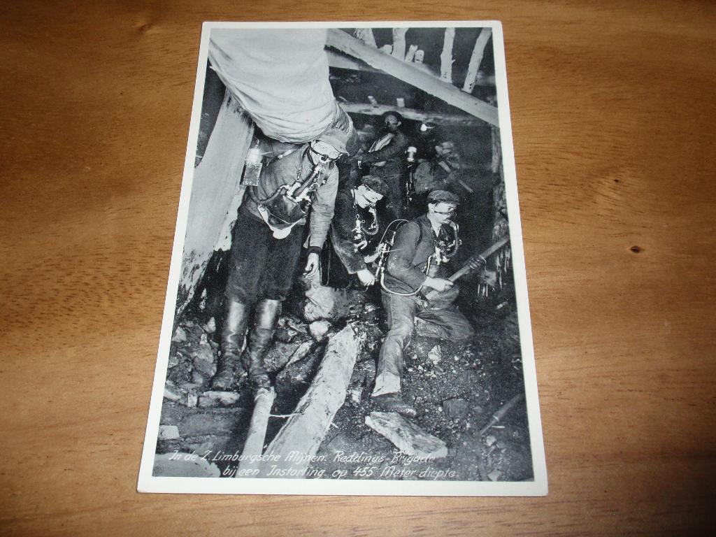 Mijnbouw Limburg Mijn Reddingsbrigade na instorting, Verzenden, 1960 tot 1980, Ongelopen, Limburg