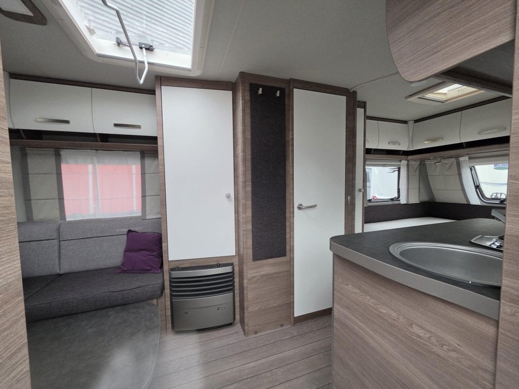 Knaus Sport Silver Selection 500 EU Compleet + levelsysteem, Caravans en Kamperen, Rondzit, Bedrijf, Fietsenrek, 5 tot 6 meter