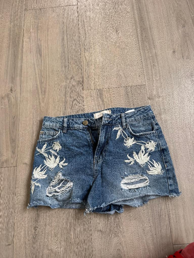 Revelation korte spijkerbroek / jeans nieuwstaat maat S DX, Blauw, Ophalen of Verzenden, Zo goed als nieuw, Revelation