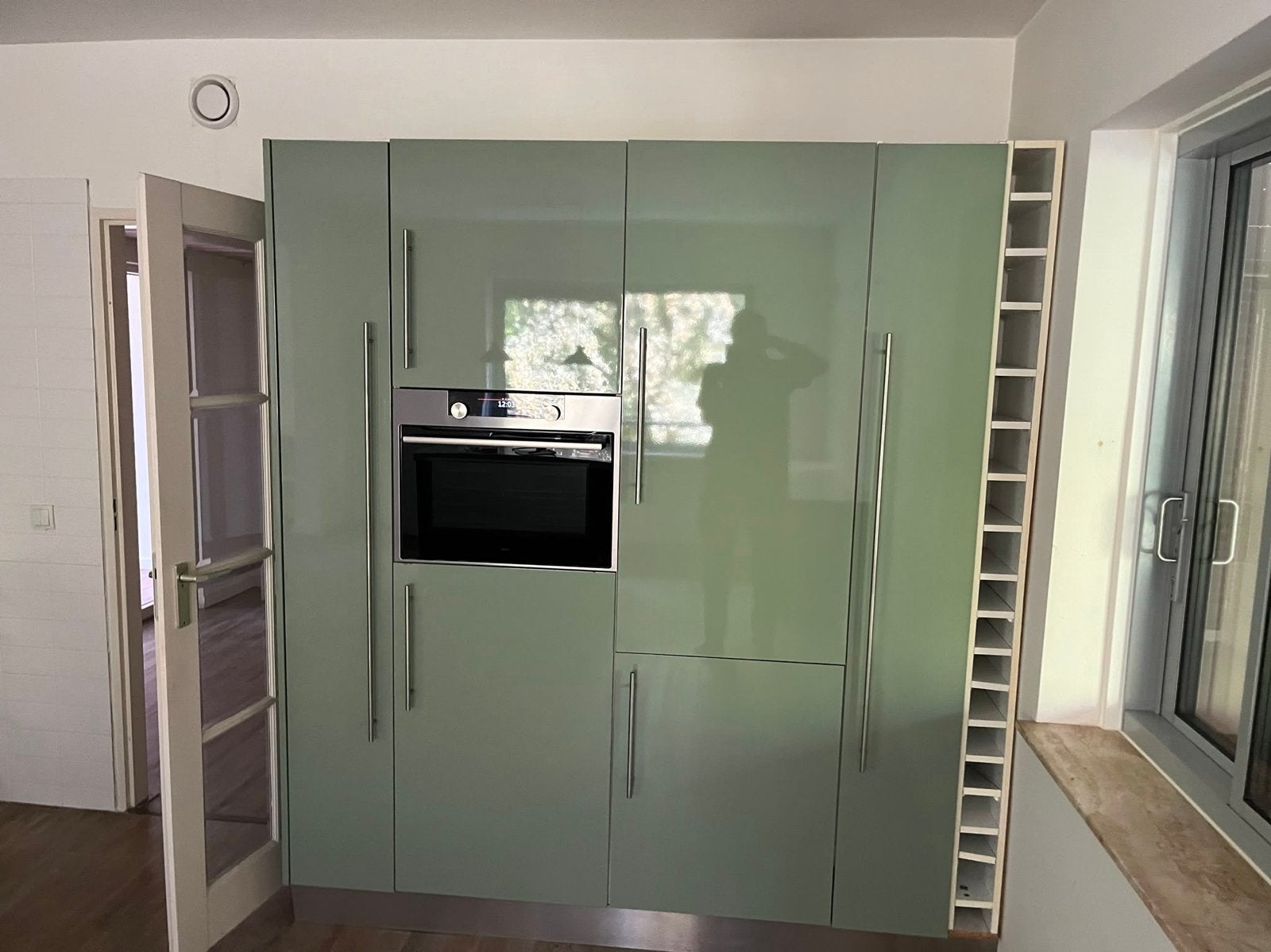 Complete keuken met vaatwasser, inductiekookplaat en oven, Gebruikt, Enkelwandige keuken, Ophalen of Verzenden, Met kookeiland