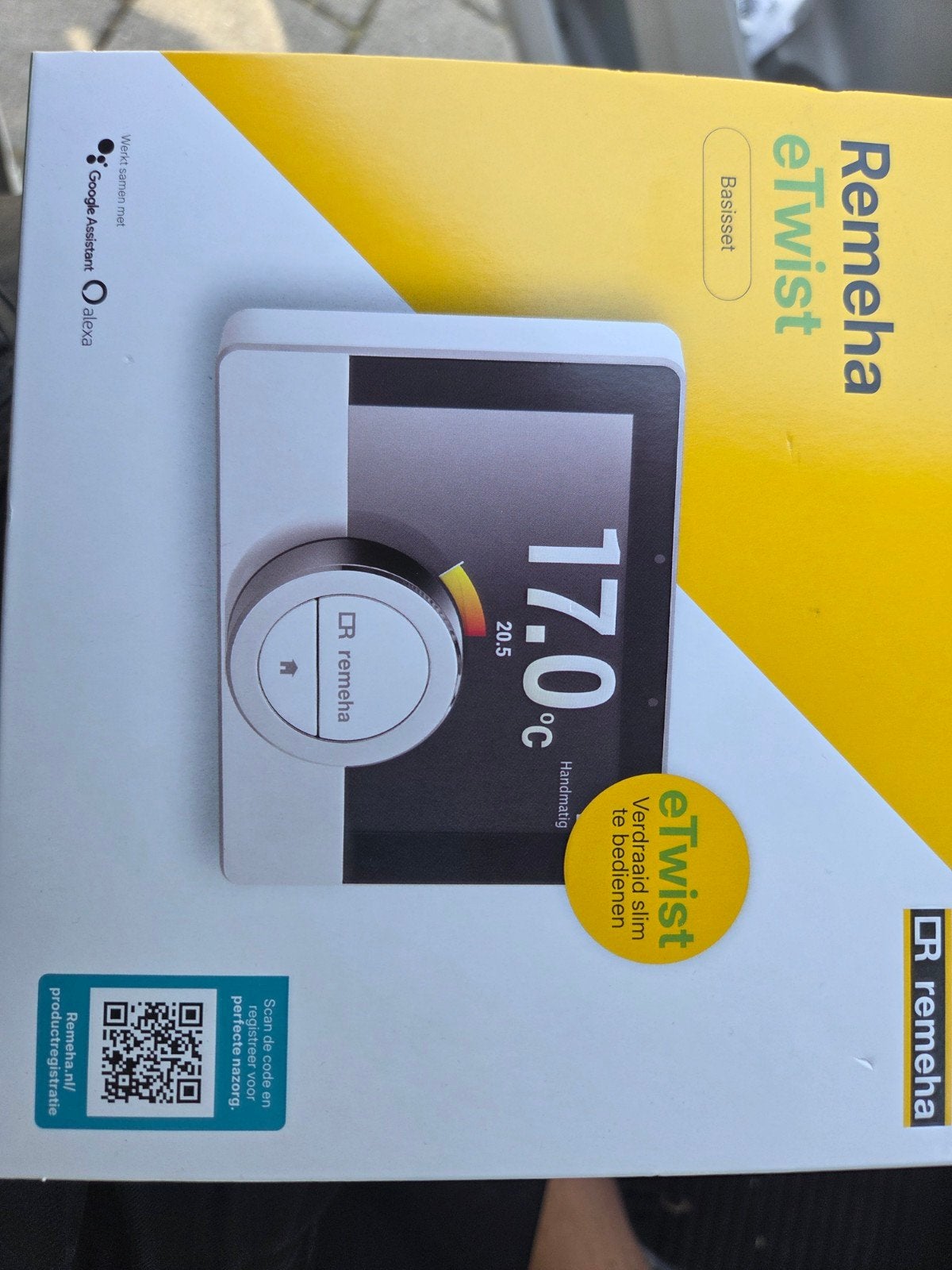 Nieuwe Remeha eTwist Kamerthermostaat - Ongebruikt, Ophalen of Verzenden, Slimme thermostaat, Nieuw