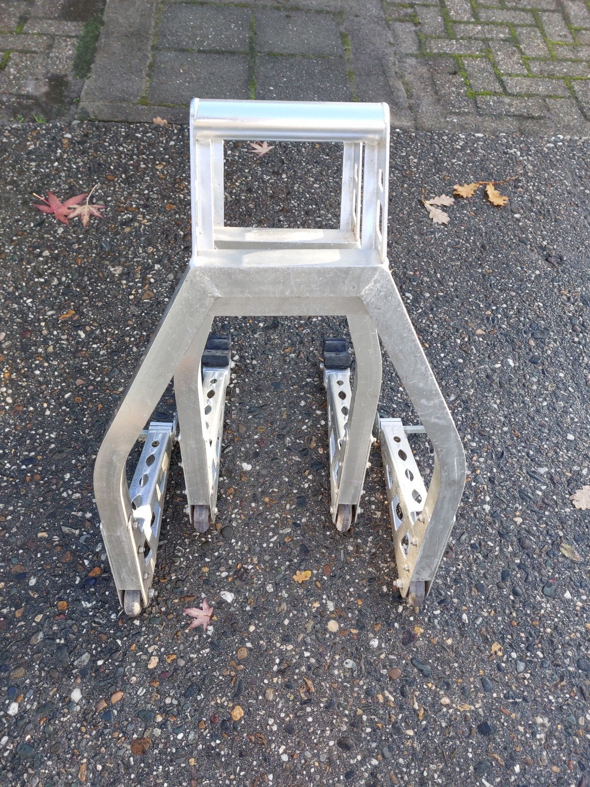 paddockset aluminium, Ophalen
