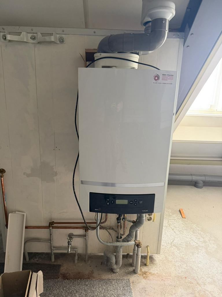 Nefit Topline Compact HRC 30/CW5 CV-ketel incl rookgasafvoer, Ophalen, Geiser, Zo goed als nieuw, Minder dan 20 liter