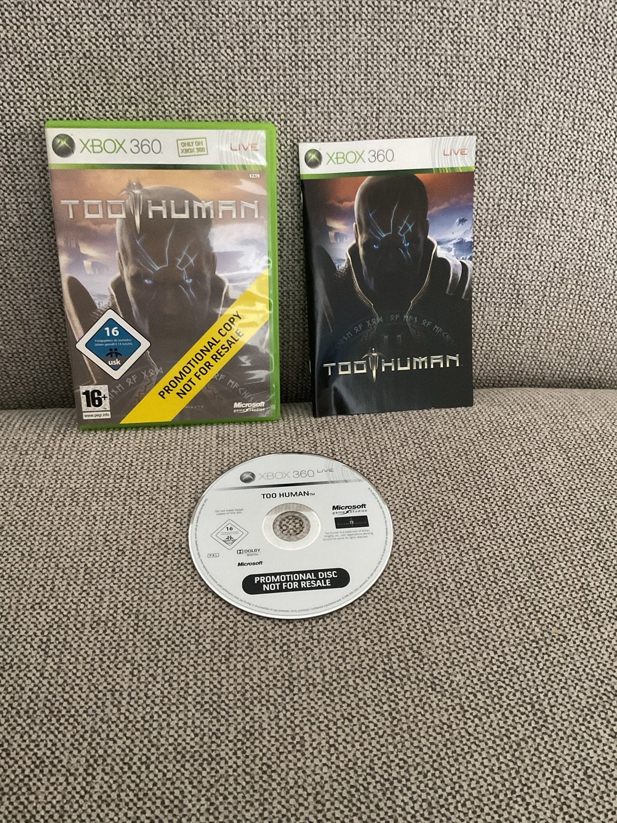 Too Human Promotie-exemplaar Xbox 360, Gebruikt, Verzenden, 1 speler, Role Playing Game (Rpg)