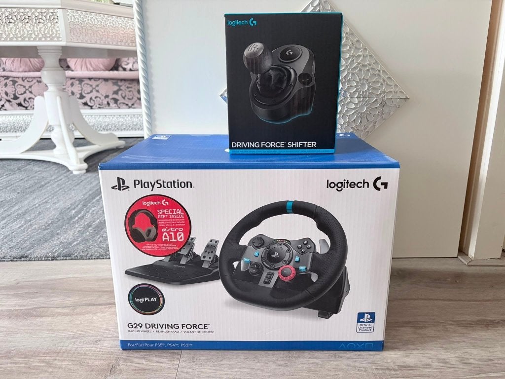 Logitech G29 + Shifter Compleet, Ophalen, PlayStation 4, Zo goed als nieuw, Stuur of Pedalen