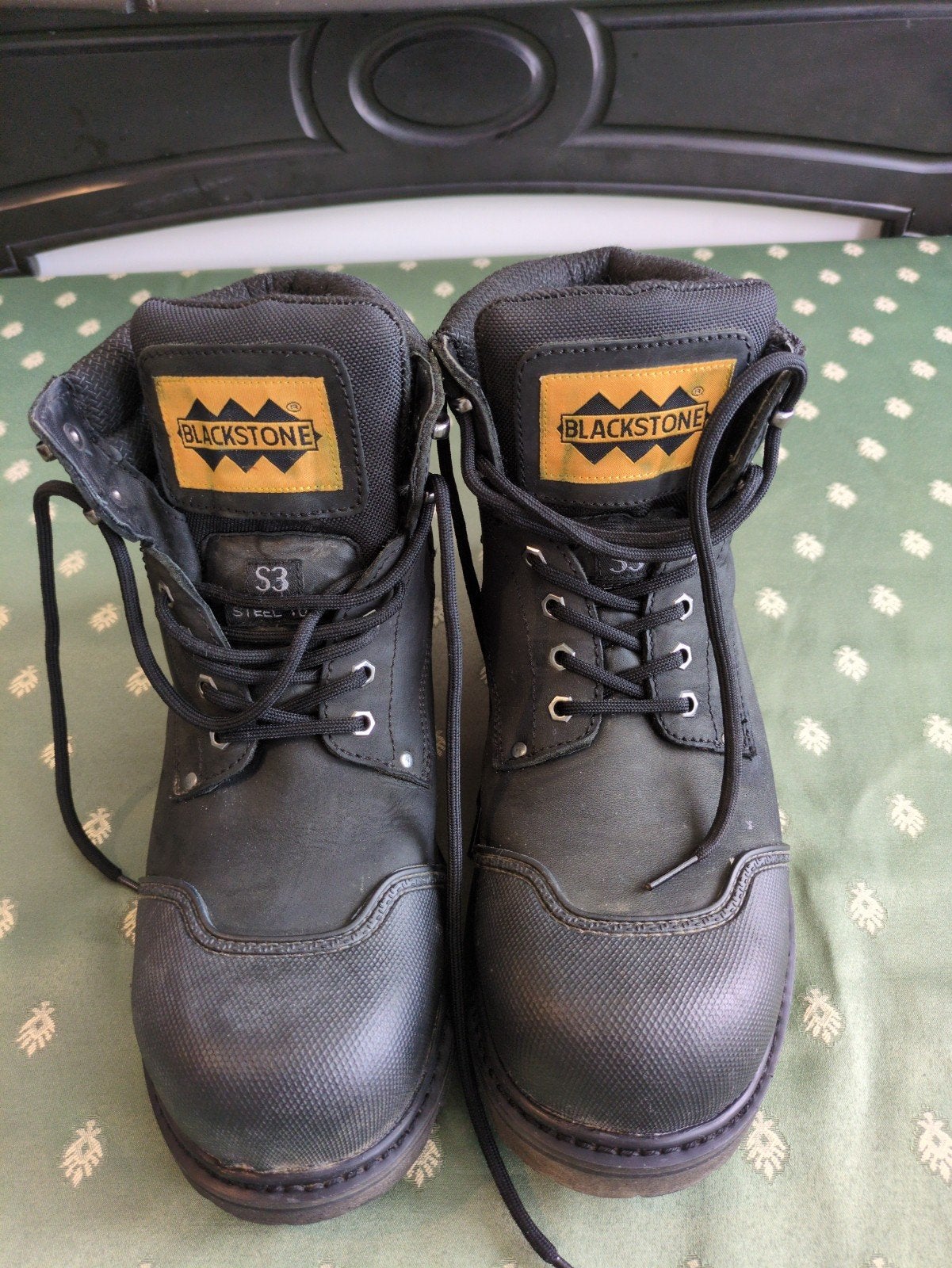 Blackstone S3 work boots maat 46, Ophalen, Zwart, Werkschoenen, Gedragen